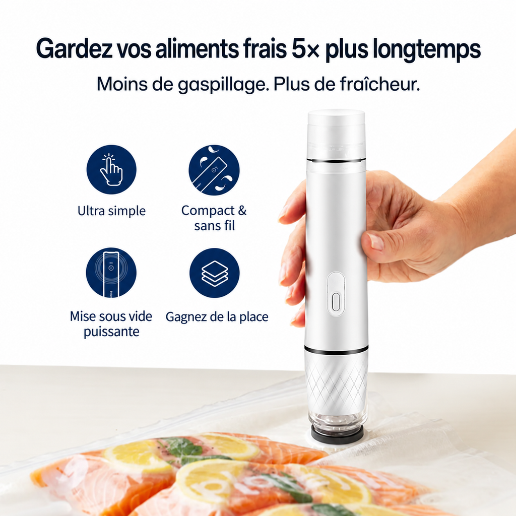 FreshVac™ - Système de mise sous vide sans fil