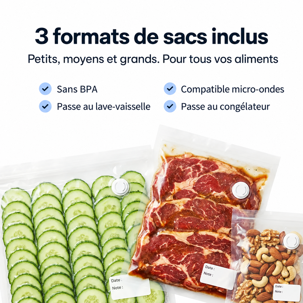 FreshVac™ - Système de mise sous vide sans fil