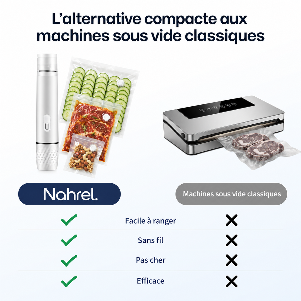 FreshVac™ - Système de mise sous vide sans fil